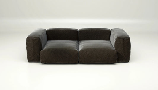 Sofa Set 02 Medium - Suave - Anthracite