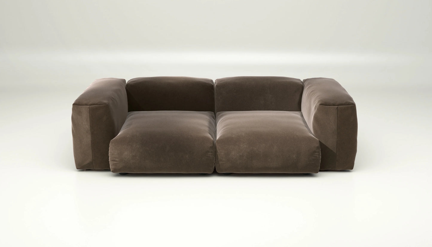 Sofa Set 02 Medium - Suave - Espresso - sofort lieferbar
