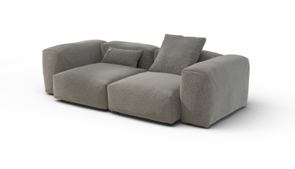 Sofa Set 02 Medium - Pebble