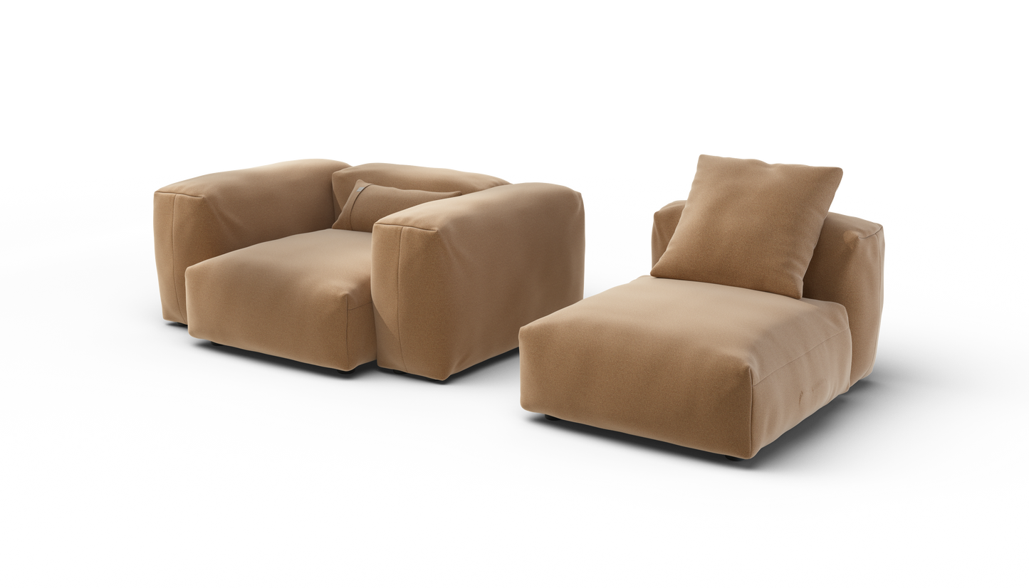 Sofa Set 02 Medium - Pique