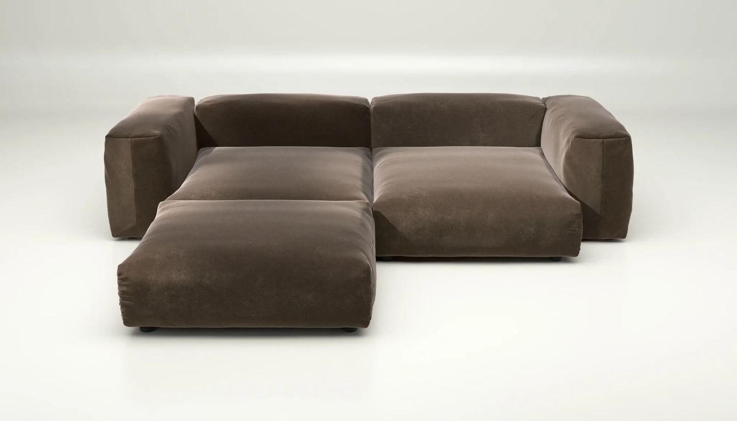 Sofa Set 03 Large - Suave - Espresso - sofort lieferbar