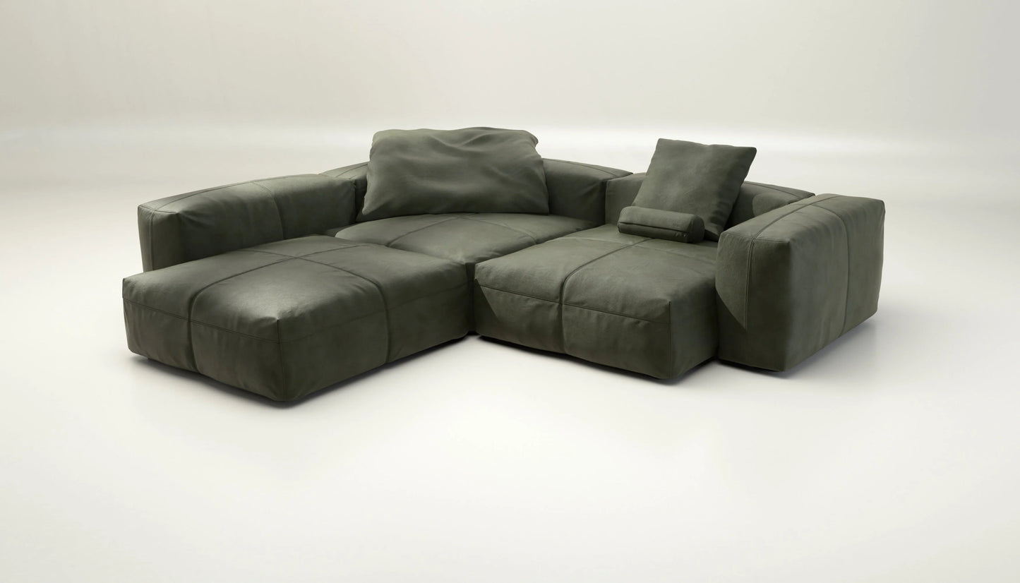Sofa Set 05 - Leather