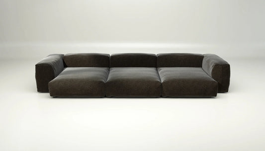 Sofa Set 05 - Suave - Anthracite