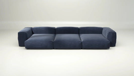 Sofa Set 05 - Suave - Navy