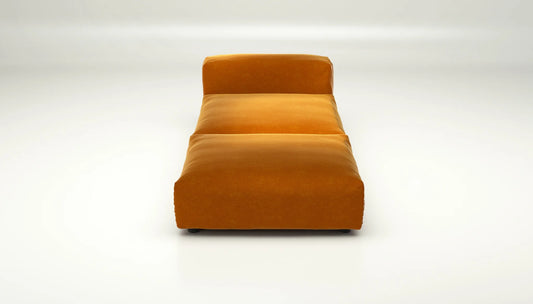Sofa Set 07 - Suave - Orange Blaze