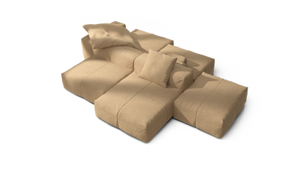 Sofa Set 09 - Leather