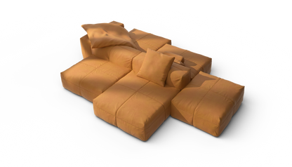 Sofa Set 09 - Leather