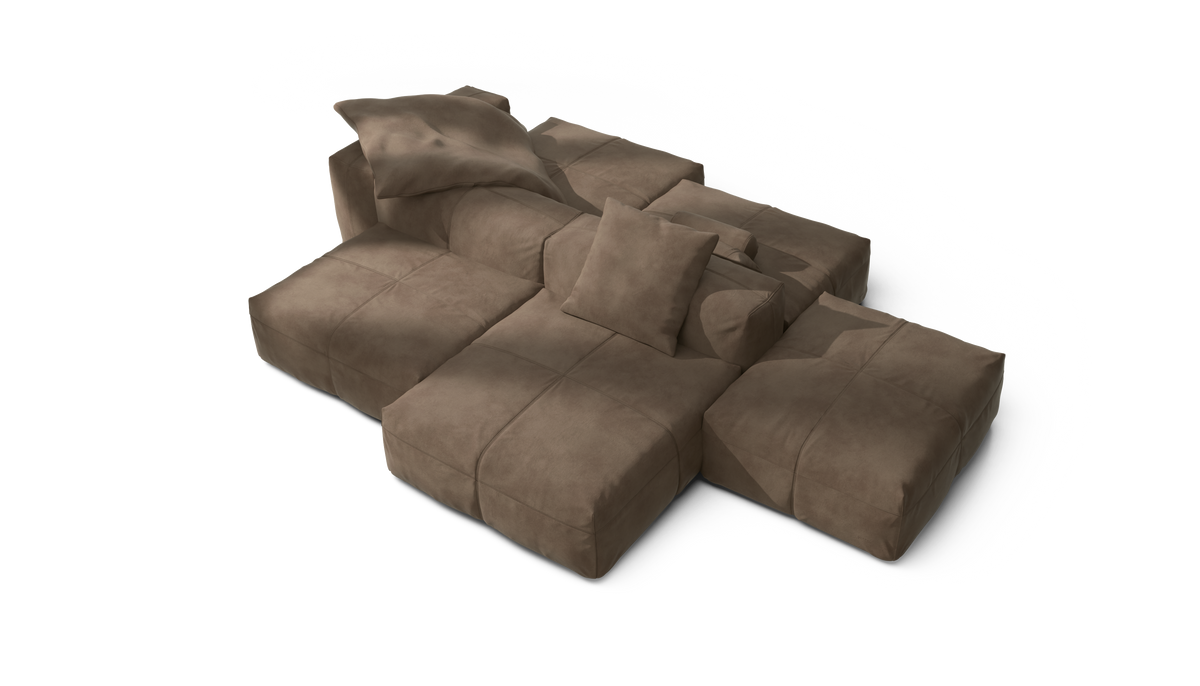 Sofa Set 09 - Leather