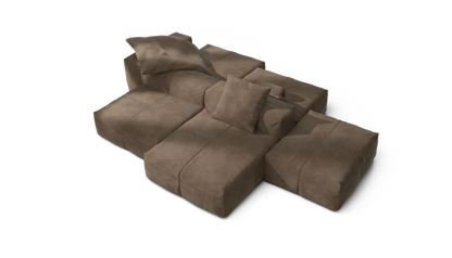 Sofa Set 09 - Leather