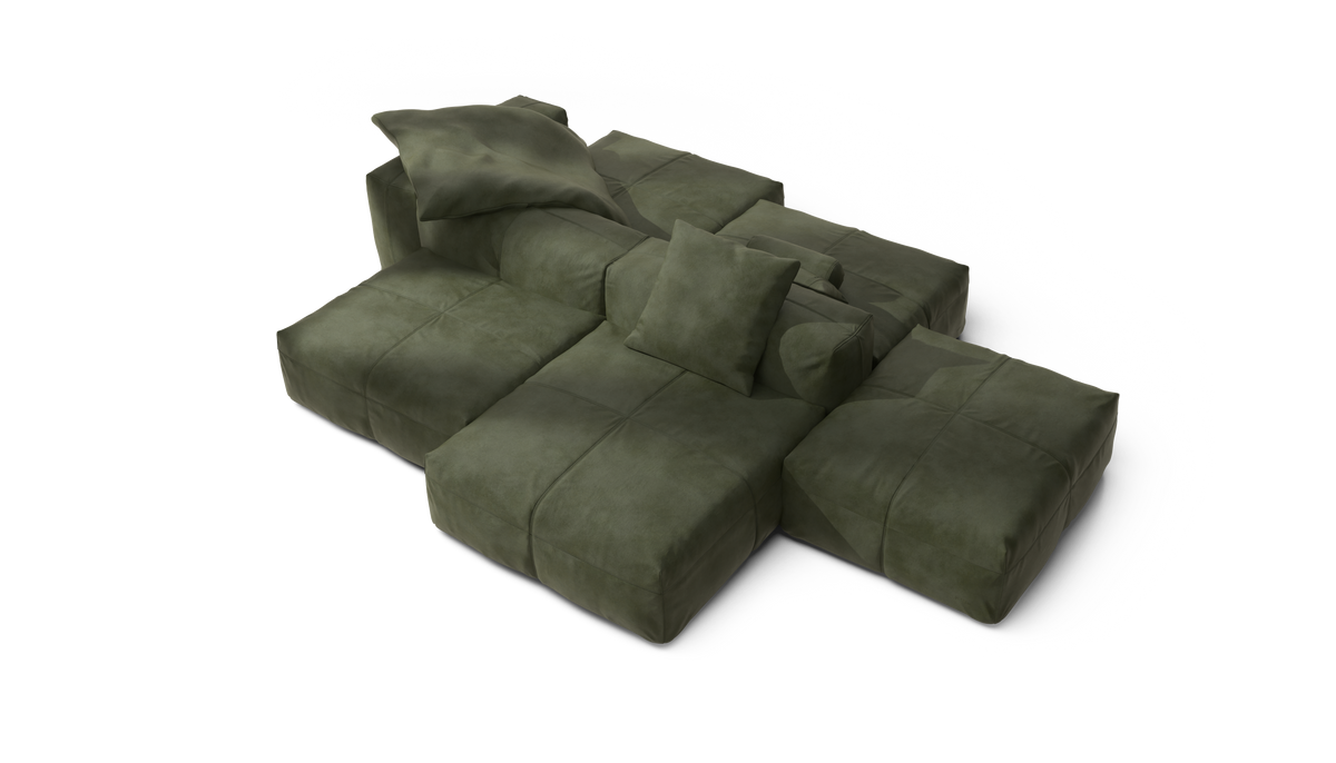Sofa Set 09 - Leather