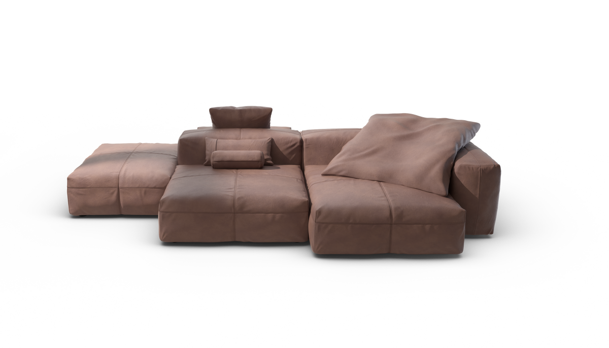 Sofa Set 09 - Leather