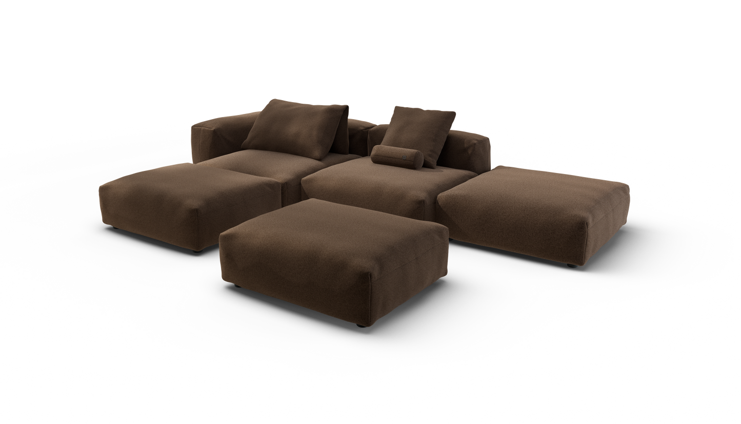 Sofa Set 09 - Pebble