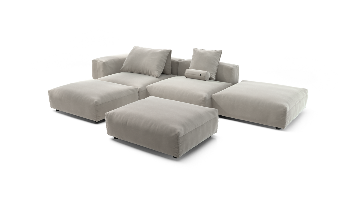 Sofa Set 09 - Suave - Clay