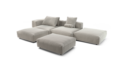 Sofa Set 09 - Suave - Clay