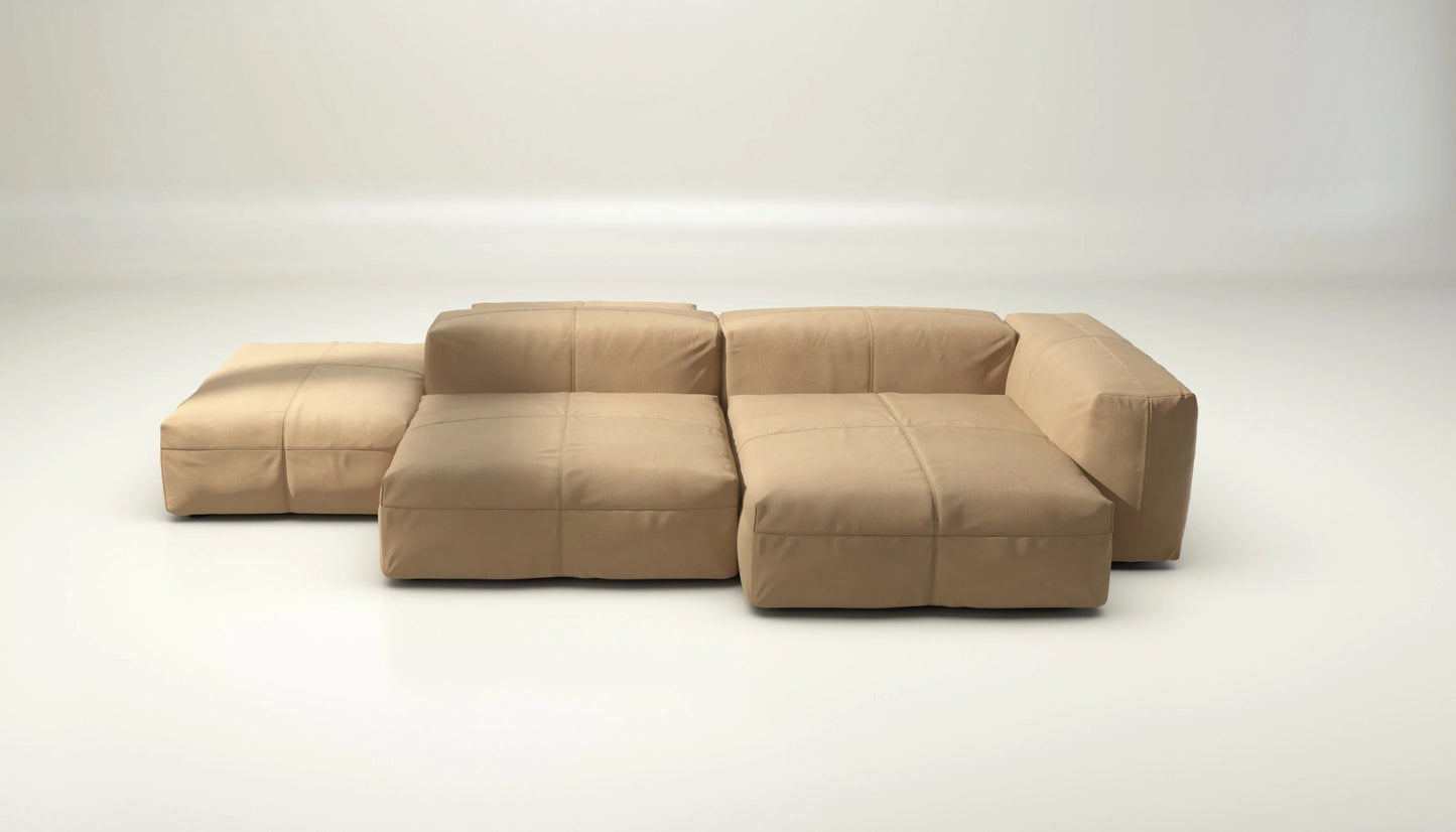 Sofa Set 09 - Leather