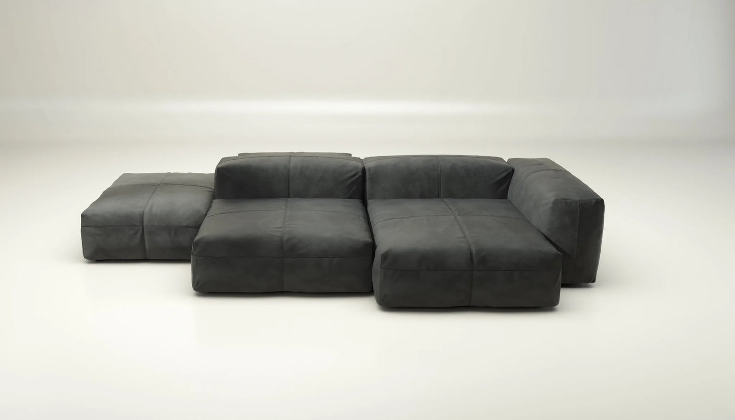 Sofa Set 09 - Leather