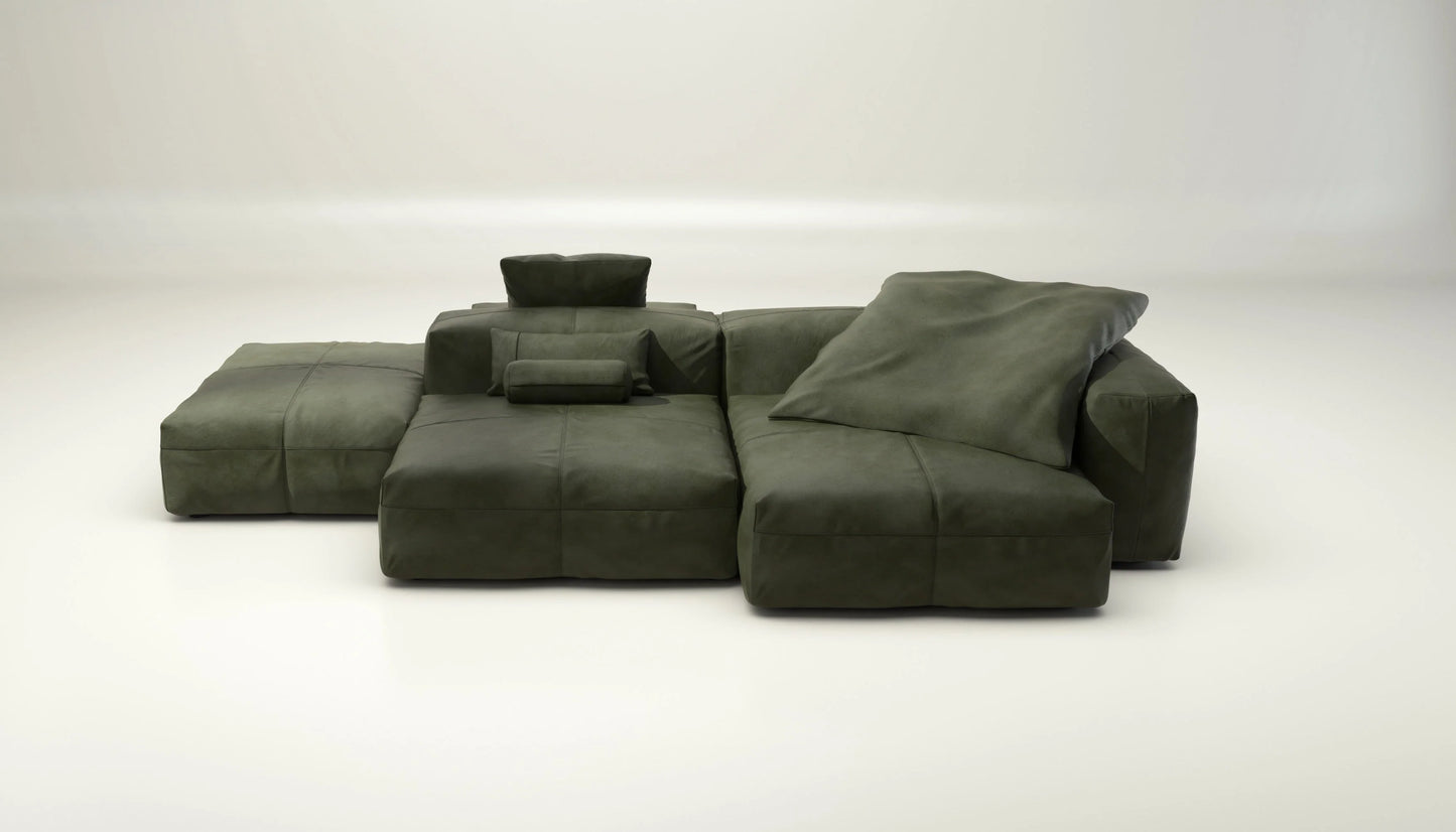 Sofa Set 09 - Leather