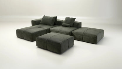 Sofa Set 09 - Leather