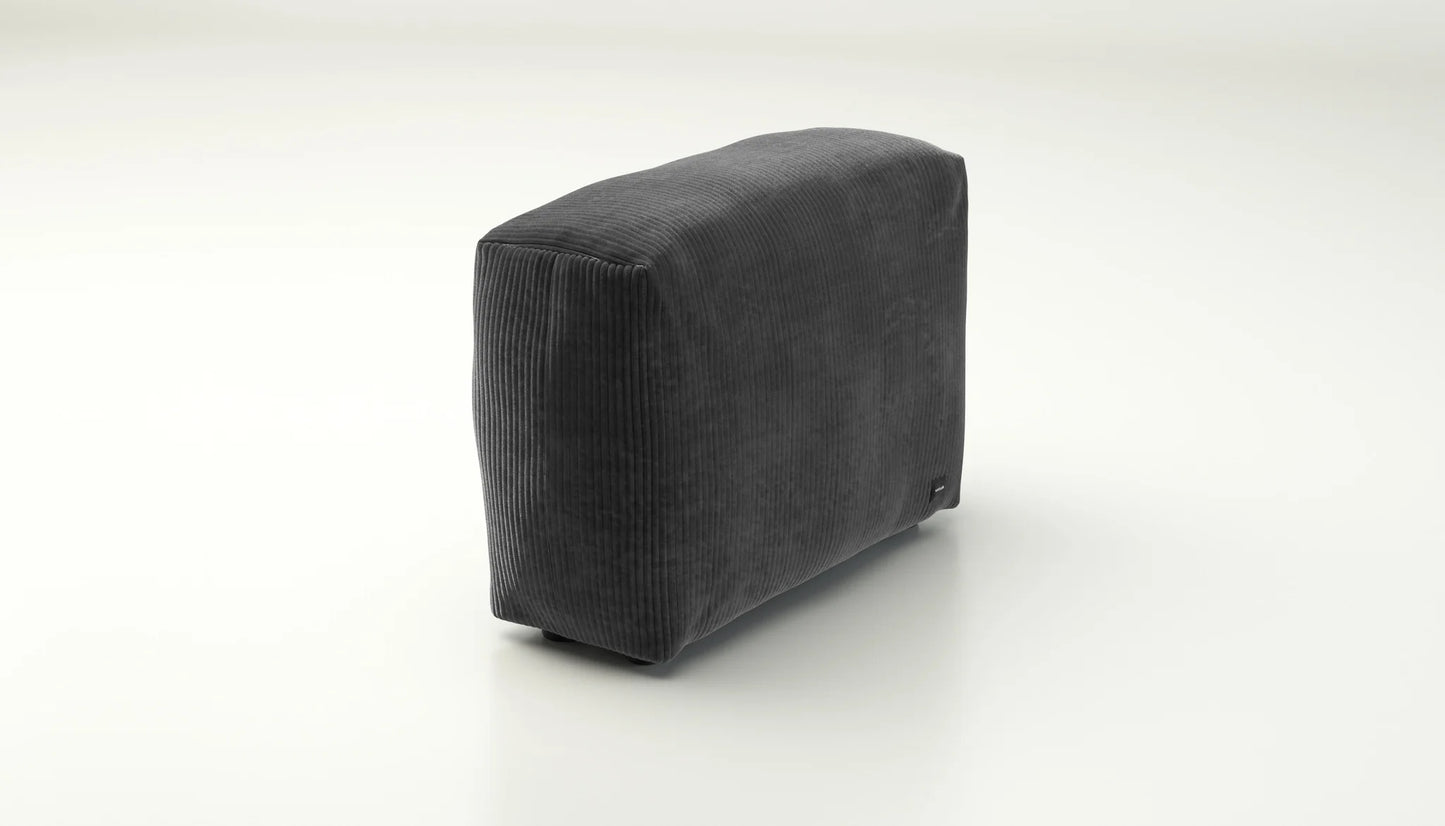 sofa - side medium - cord velour